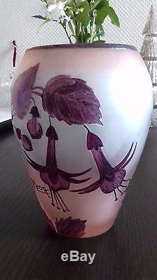 Vase signé MODA Daum Art nouveau vers 1920