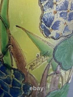 Vase signé GAUTHIER vintage as gallé luneville ART NOUVEAU