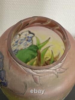 Vase signé GAUTHIER vintage as gallé luneville ART NOUVEAU