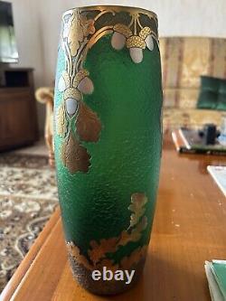 Vase signé Legras et Cie, très belle pièce arts nouveaux état irréprochable