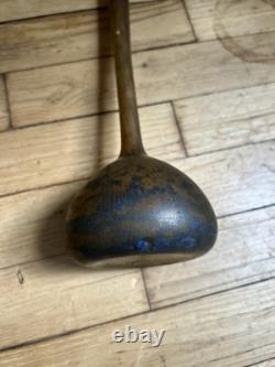 Vase soliflore boule pâte de verre Art Nouveau Delatte Nancy