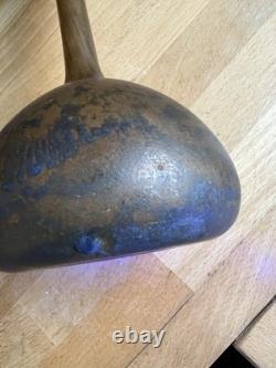 Vase soliflore boule pâte de verre Art Nouveau Delatte Nancy