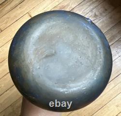 Vase soliflore boule pâte de verre Art Nouveau Delatte Nancy