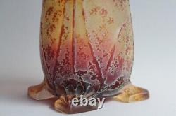 Vase verre émaillé 1900 Art Nouveau (63870)