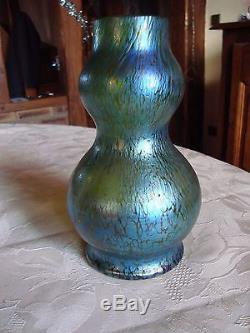Vase verre irisé Loetz Kralik Autriche Art Nouveau XIXème siècle