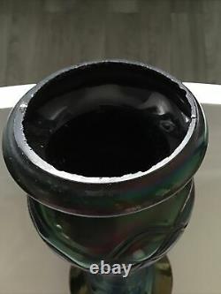 Vase verre irisé Loetz irisé Reflets métalliques art nouveau
