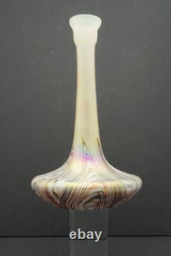Vase verrerie Bohème verre Kralik art nouveau, Bohemian glass Jugendstil