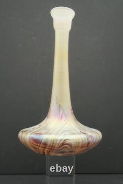 Vase verrerie Bohème verre Kralik art nouveau, Bohemian glass Jugendstil