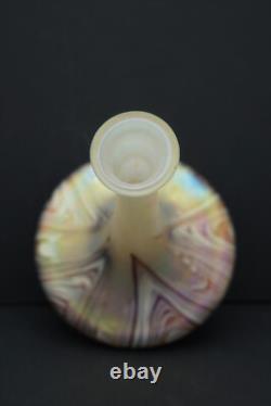 Vase verrerie Bohème verre Kralik art nouveau, Bohemian glass Jugendstil