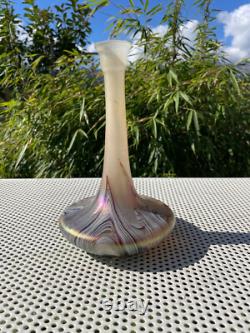 Vase verrerie Bohème verre Kralik art nouveau, Bohemian glass Jugendstil