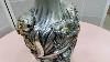 Vaso Liberty In Argento Massiccio 20th Century Art Nouveau Revival Italian Sterling Silver Vase