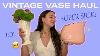 Vintage Vase Haul Floral Styling My Art Deco 1980s Aesthetic Vases U0026 More