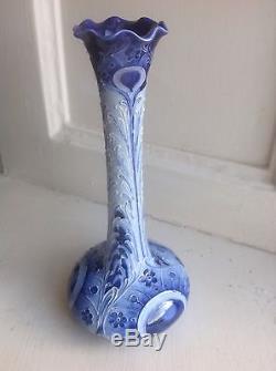 William Moorcroft Florianware Art Nouveau'peacock' Solifleur Vase