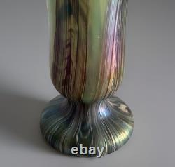 Whilem Kralik Loetz Paire De Vase Art Nouveau Irisé