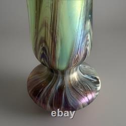 Whilem Kralik Loetz Paire De Vase Art Nouveau Irisé