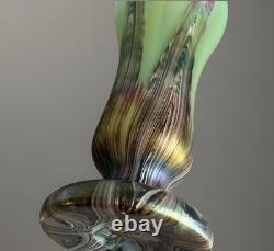 Whilem Kralik Loetz Paire De Vase Art Nouveau Irisé