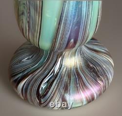 Whilem Kralik Loetz Paire De Vase Art Nouveau Irisé