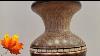 Woodturning Log Into Elegant Vase