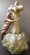 XIXe Ancien Grand Vase Femme 44cm Nymphe Fleurs Régule goût Moreau Art Nouveau