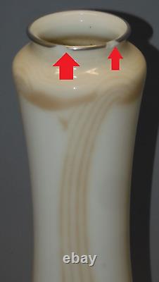 -manufacture Nationale De Sevres Vase Piriforme Asteracees 1898 Art Nouveau D