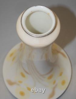 -manufacture Nationale De Sevres Vase Piriforme Asteracees 1898 Art Nouveau D