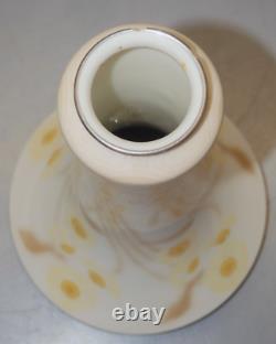 -manufacture Nationale De Sevres Vase Piriforme Asteracees 1898 Art Nouveau D